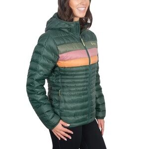 Cotopaxi Women's Fuego Down Hooded Puffer Jacket / Feathers